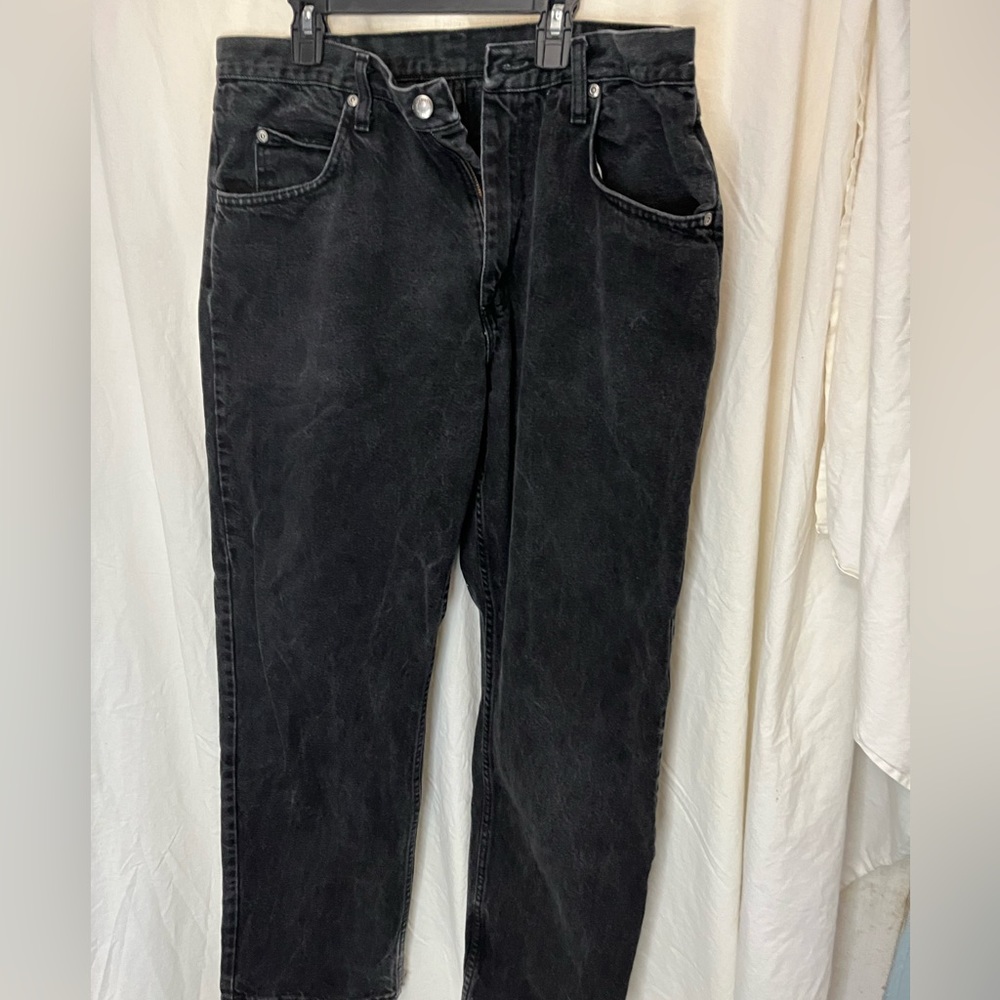 Wrangler black jeans 36x30